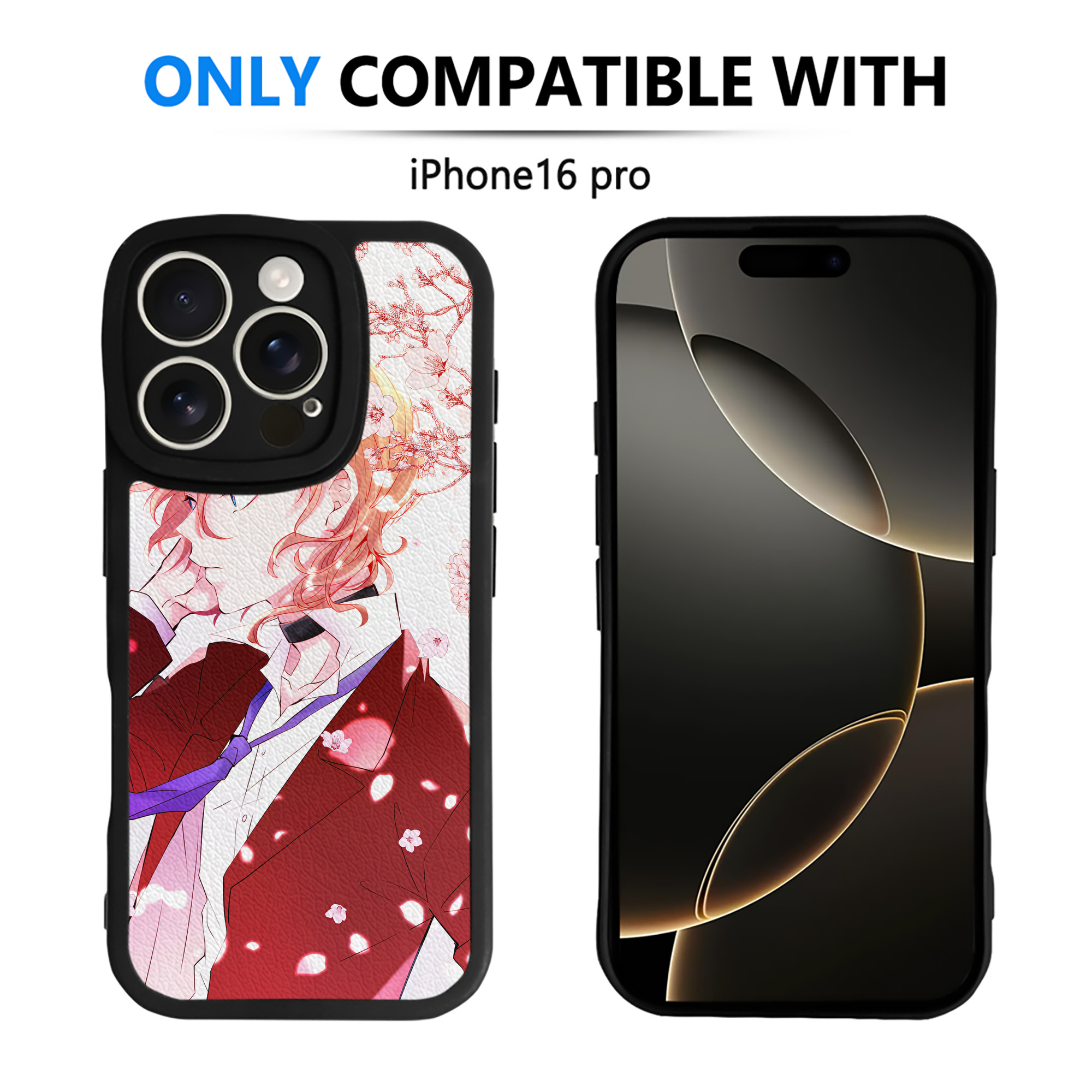 （画像用） 文豪ストレイドッグス Bungo Stray Dogs 【iPhone 16シリーズ対応】シリコンスマホケース（レザー調） 材質：シリコン